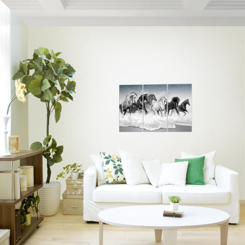 Wandbilder Wohnzimmer XXL Pferde Moderne Bilder Tiere